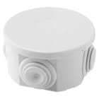 GEWISS - Abzweigkasten rund d=65 h=35mm IP44 mit 4 Kabeltuellen M20 GWT 960°C