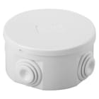 GEWISS - Abzweigkasten rund d=80 h=40mm IP44 mit 4 Kabeltuellen M20 GWT 650°C