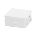 GEWISS - Abzweigkasten eckig 80x80x40mm IP44 mit 6 Kabeltuellen M20 GWT 650°C