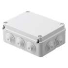GEWISS - Abzweigkasten 190x140x70mm IP55 mit 10 Kabeltuellen M32 GWT 650°C