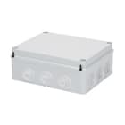 GEWISS - Abzweigkasten 240x190x90mm IP55 mit 12 Kabeltuellen M32 GWT 650°C