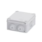 GEWISS - Abzweigkasten Schnellverschluss 100x100x50mm IP55 6 Kabeltuellen M25 GWT 650°C