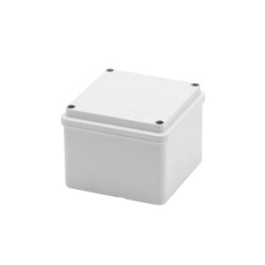GEWISS - Abzweigkasten hohes Fassungsvermoegen 100x100x80mm IP56 GWT 650°C