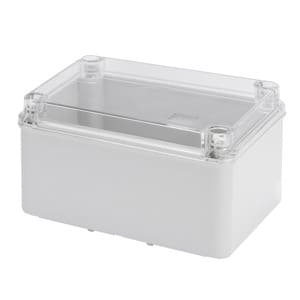 GEWISS - Abzweigkasten transparent hohes Fassungsvermoegen 190X140X110 IP56 GWT 650°C