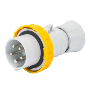 GEWISS - IEC Stecker gerade 110V 32A 5P 4H IP67 FH