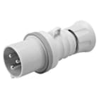 GEWISS - IEC Stecker gerade T-Trafo 16A 3P 12H IP44