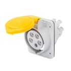 GEWISS - IEC Anbausteckdose 10° 110V 16A 5P 4H IP44 FH