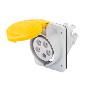 GEWISS - IEC Anbausteckdose 10° 110V 16A 4P 4H IP44 FH