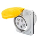 GEWISS - IEC Anbausteckdose 10° 110V 16A 3P 4H IP44