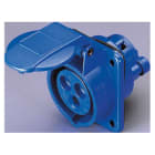 GEWISS - IEC Anbausteckdose 10° 230V 16A 3P 4H IP44 62x62 mm
