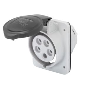 GEWISS - IEC Anbausteckdose 10° 500V 16A 4P 7H IP44