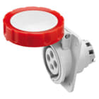 GEWISS - IEC Anbausteckdose 10° 400V 16A 4P 6H IP67