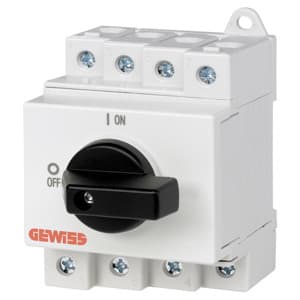 GEWISS - Lasttrennschalter Reiheneinbaugeraet 1000V DC 32A 4P 3.5TE