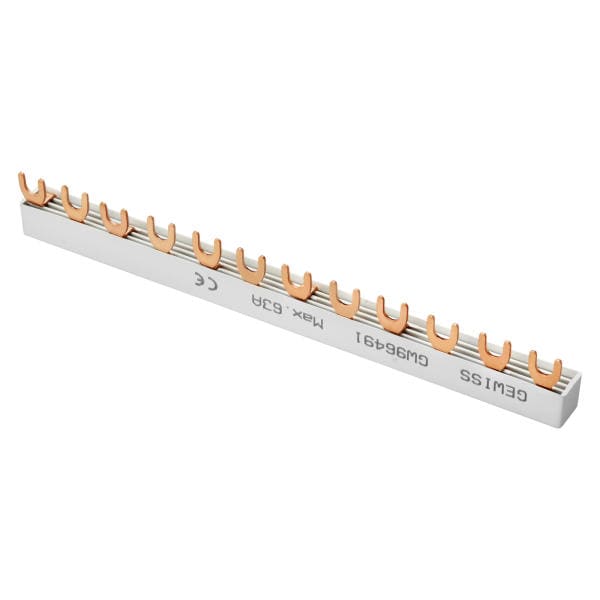 GEWISS - Gabelkammschiene 3+N polig 12TE fuer 6 FI/LS 1+N Pol.