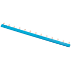 GEWISS - Stiftkammschiene 1 polig 13TE fuer 13 LS- Schalter Kompakt 1P. 1P+N. 2P blau