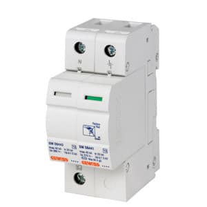 GEWISS - Ueberspannungsableiter mit tauschbarem Modul Typ 1+2 230V 12.5kA 1P+N 2TE