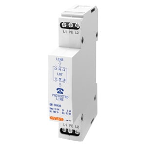 GEWISS - Ueberspannungsableiter fuer Telefon- und Datennetze 50V AC 10kA 1TE