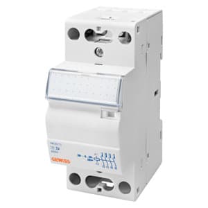 GEWISS - Schuetz Reiheneinbaugeraet 24V AC/DC 25A 4S 2TE