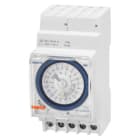 GEWISS - Schaltuhr Analog 230V 16A 1W Schaltabstand 2h Wochenprogramm mit Gangreserve 150h 3TE