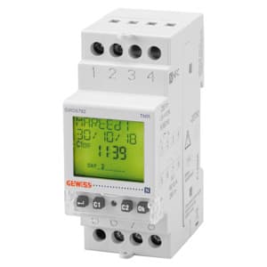 GEWISS - Schaltuhr Digital 230V 2K Gangreserve
