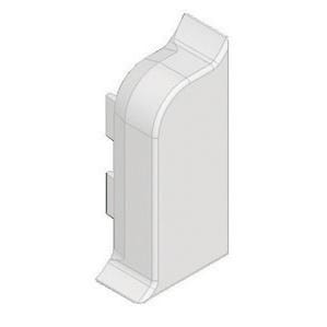 GEWISS - Sockelleistenkanal Endstueck rechts 50x20 cremeweiss RAL9001