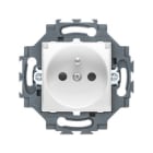 GEWISS - Steckdose franzoesischer Standard Dahlia Schraubklemme/Klappdeckel 16A Reinweiss