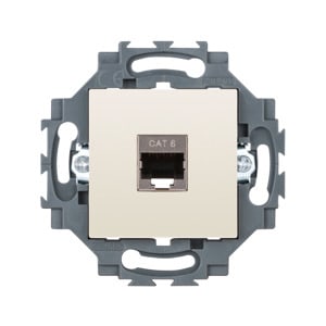 GEWISS - Netzwerk-Anschlussdose Dahlia RJ45 Cat.6 FTP Reinweiss