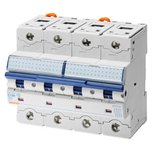 GEWISS - Leitungsschutzschalter (MCB) Hochleistungs C-20A 25kA 4-Pol 6TE