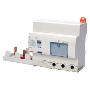 GEWISS - Fehlerstromschutzschalterblock f.Leitungsschutzsch. 125/0.03A Typ A 3P 6TE