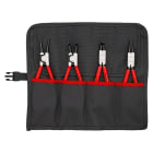 KNIPEX - Sicherungsringzangen-Set 4-teilig mit 4411J2/J21 4611A2/A21