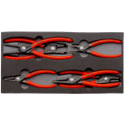 KNIPEX - Zangen-Set 'SRZ' 6 Sicherungsringzangen in Schaumstoffeinl.