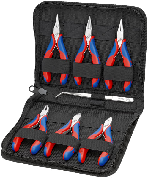KNIPEX - Elektronikzangen-Set normale Ausführung 7-teilig