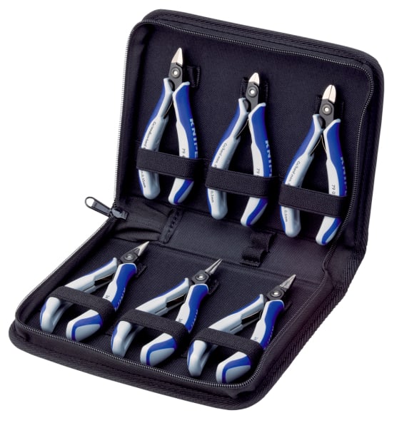 KNIPEX - Präzisions-Elektronikzangen-Set 6-teilig