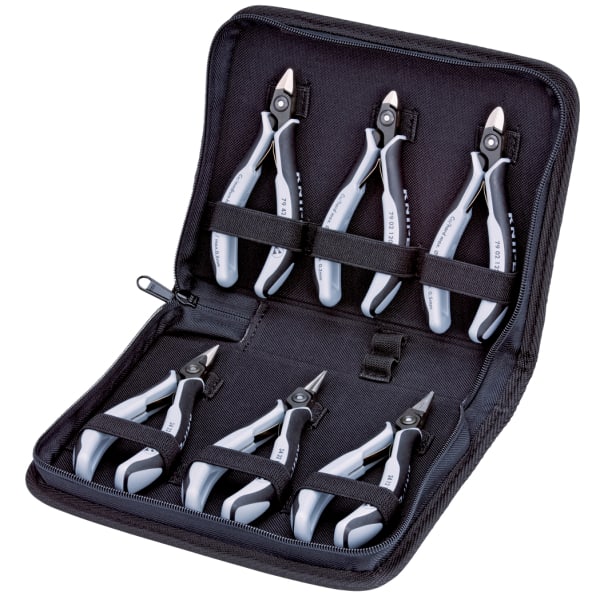 KNIPEX - Präzisions-Elektronikzangen-Set 6-teilig, ESD