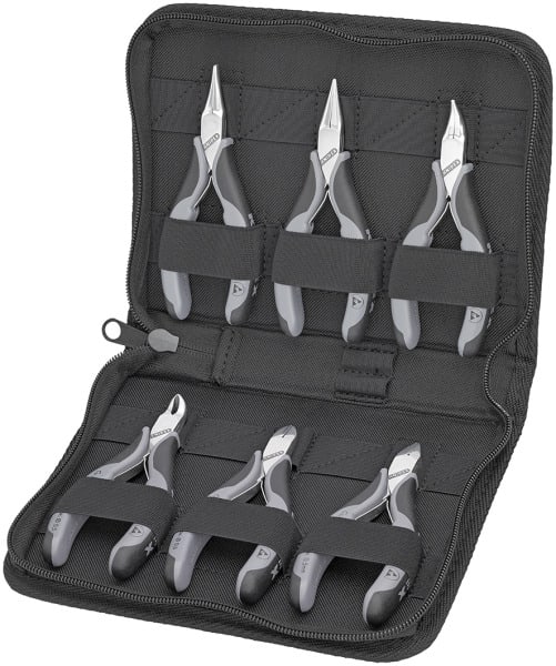 KNIPEX - Elektronikzangen-Set, ESD-Ausführung 6-teilig