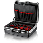 KNIPEX - Werkzeugkoffer, leer Basic Hartschale sw 465x200x410