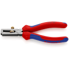KNIPEX - Abisolierzange poliert mit Mehrkomponenten-Hüllen 160 mm