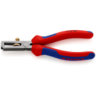 KNIPEX - Abisolierzange poliert mit Mehrkomponenten-Hüllen 160 mm