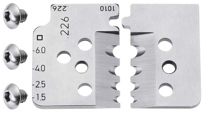 KNIPEX - 1 Satz Ersatzmesser für 12 12 11