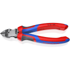 KNIPEX - Abisolier-Seitenschneider mit Comfort-Griffen schwarz atramentiert 160 mm