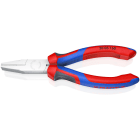KNIPEX - Flachzange verchromt mit Mehrkomponenten-Hüllen 160 mm