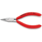 KNIPEX - Flachrundzange mit Schneide verchromt 125 mm