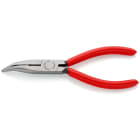 KNIPEX - Flachrundzange mit Schneide, gebogen, getaucht, 160 mm
