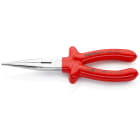 KNIPEX - Flachrundzange mit Schneide gerade 200 mm, getaucht,1000V