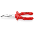 KNIPEX - Flachrundzange mit Schneide gebogen 200 mm, getaucht,1000V