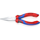 KNIPEX - Langbeckzange verchromt, 2-K, flachrund, 160 mm