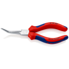 KNIPEX - Greifzange (Nadelzange) verchromt mit 2-K Griffhüllen 160 mm