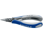 KNIPEX - Präzisions-Elektronik-Greifzange 2K 130 mm, flachrund