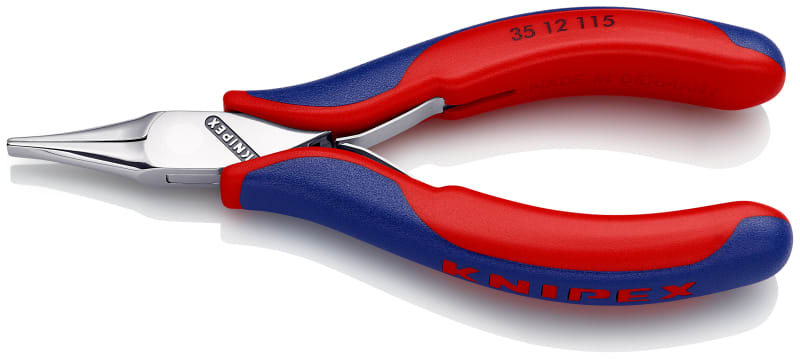 KNIPEX - Elektronik-Greifzange, 2-K, 115 mm, flach
