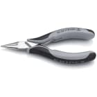 KNIPEX - Elektronik-Greifzange, ESD, 2-K, 115 mm, flachrund, SB